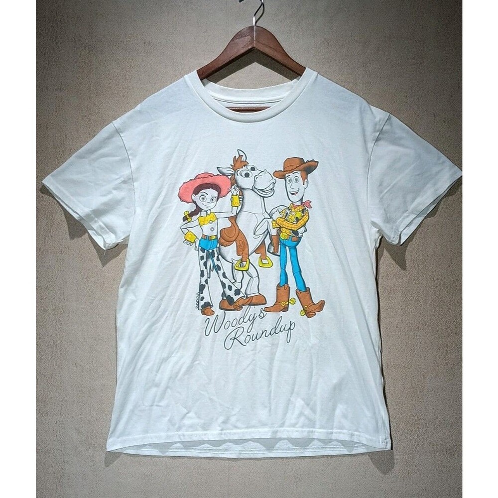 Disney Toy Story Movie Woodys Roundup T Shirt Size Large